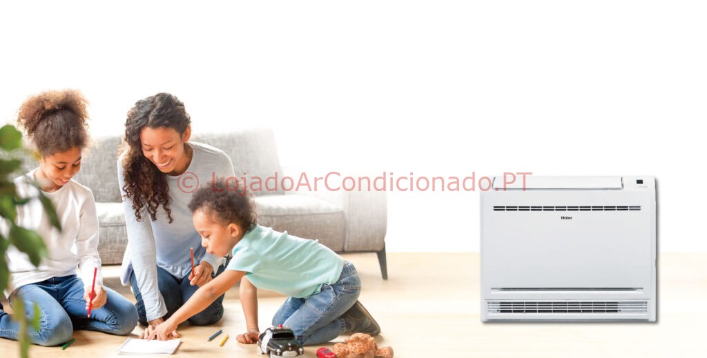 AR CONDICIONADO HAIER - CONSOLA CHÃO DUPLO FLUXO